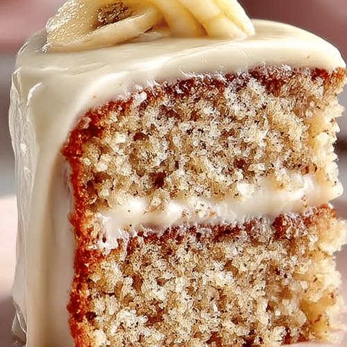 Banana Cake Recipe with Luscious Cream Cheese Frosting