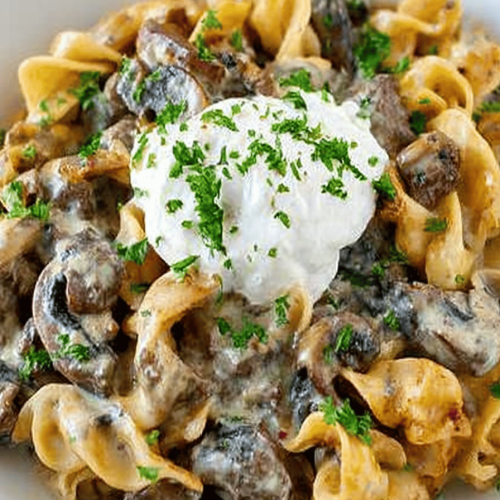Beef Stroganoff Casserole Recipe