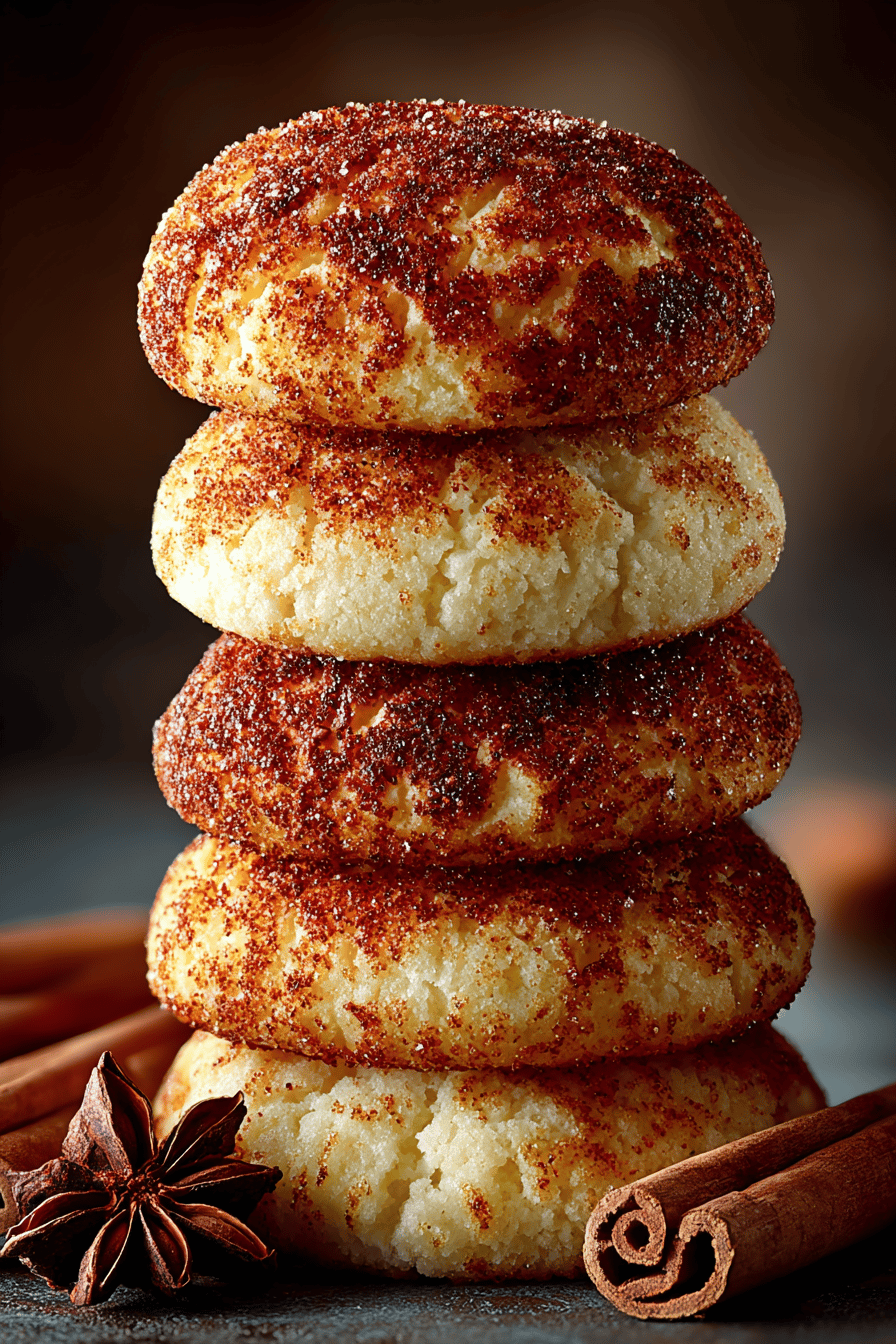 Best Snickerdoodles Recipe You'll Ever Try slice on plate showing perfect texture and swirl pattern