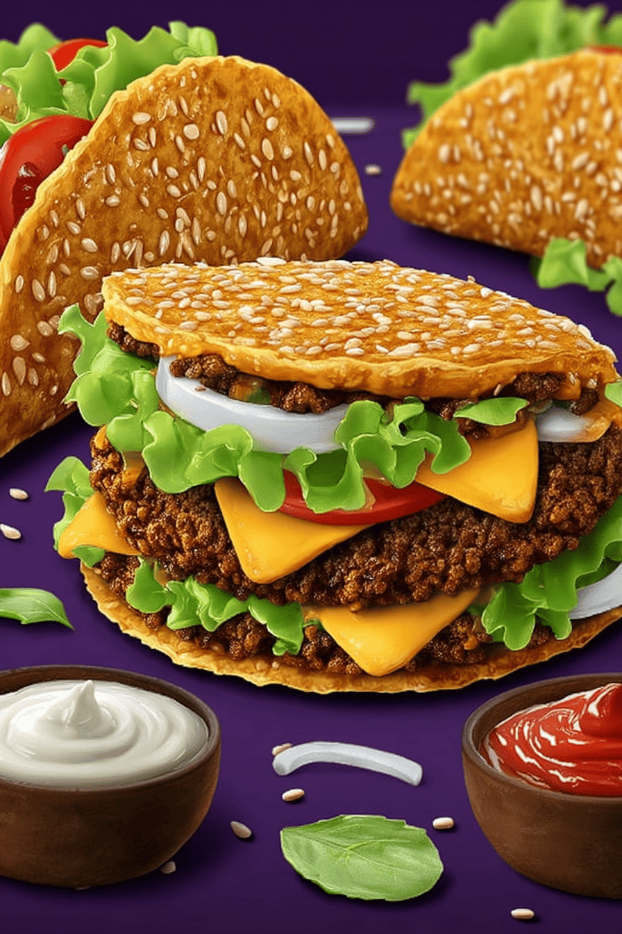 Big Mac Tacos Recipe: A Unique Twist on Classic Flavors slice on plate showing perfect texture and swirl pattern