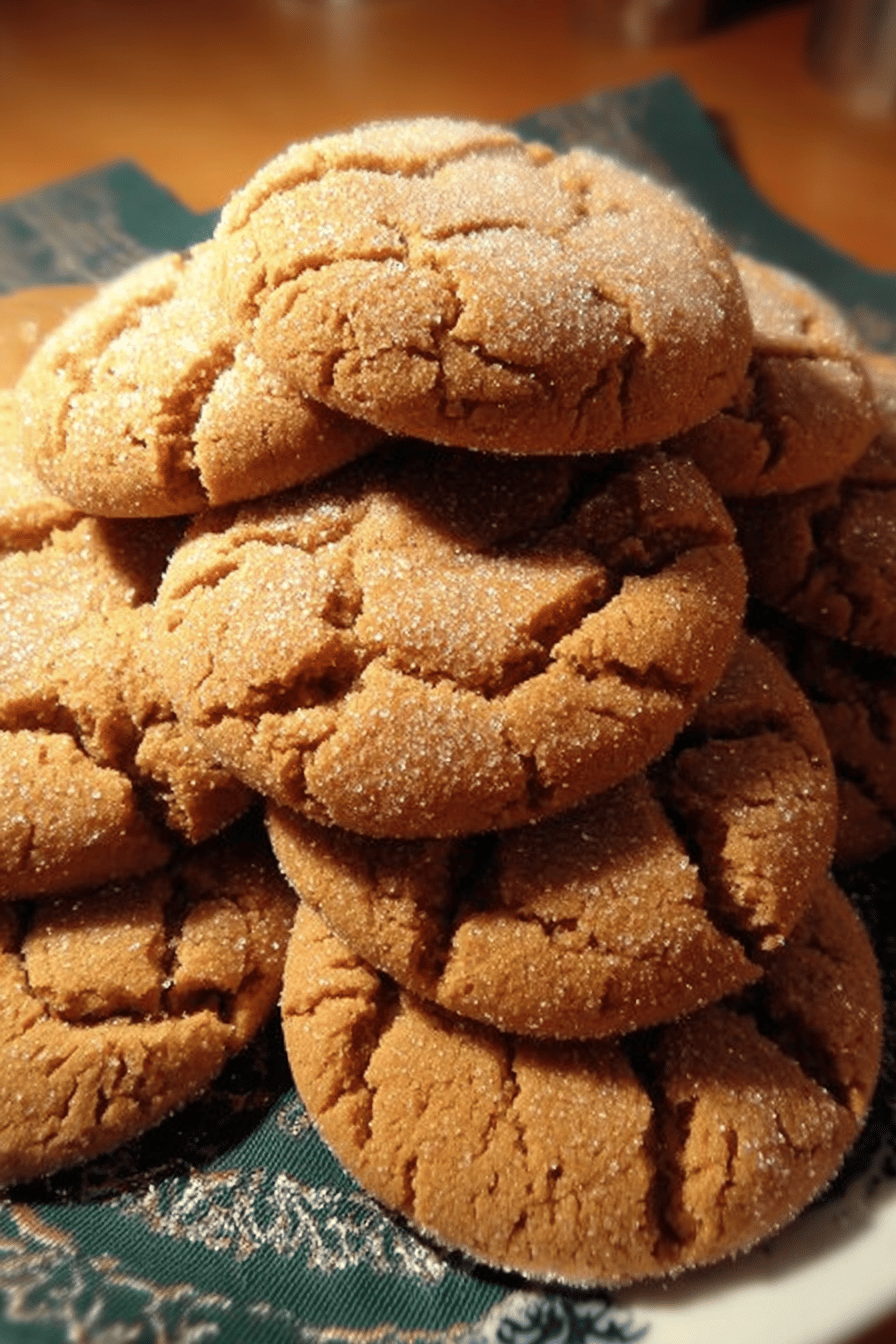 Big Soft Ginger Cookies Recipe final dish beautifully presented and ready to serve