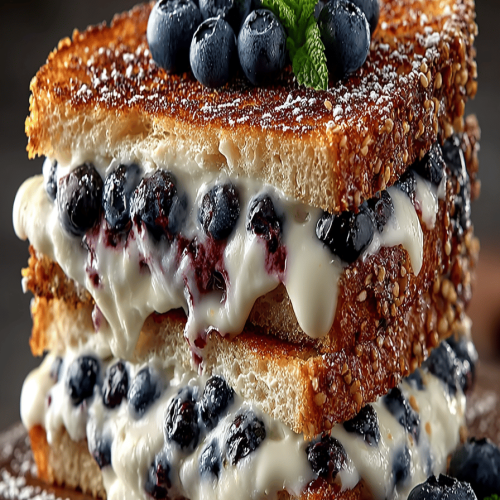Blueberry Grilled Cheese Sandwich Recipe