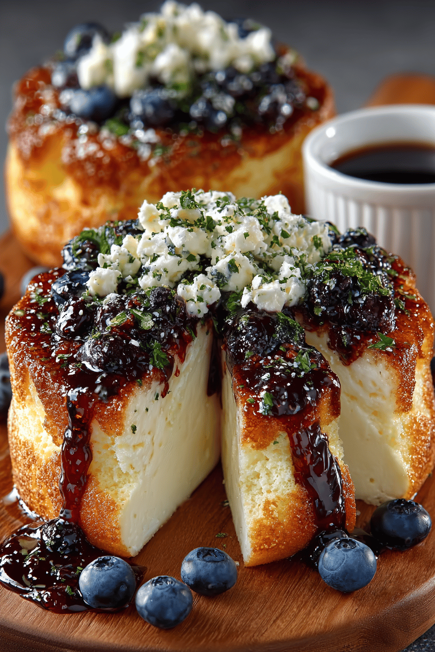 Blueberry and Cottage Cheese Fluffy Cloud Bread Recipe ingredients organized and measured on kitchen counter