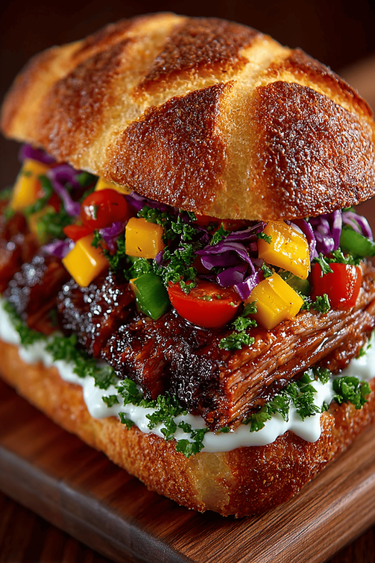 Brisket Sandwich Recipe A Guide to Crafting the Perfect Meaty Delight