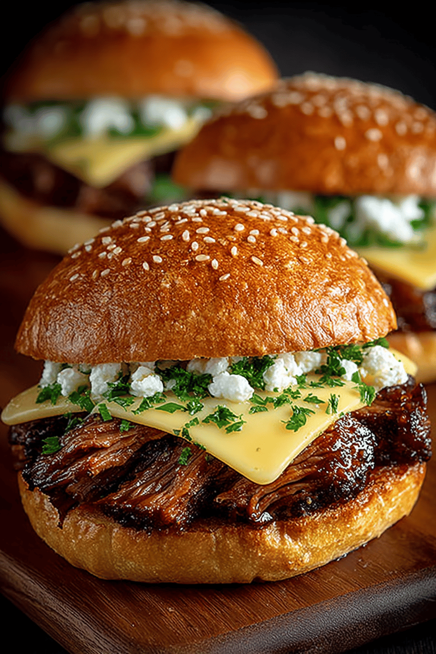 Brisket Sandwich Recipe A Guide to Crafting the Perfect Meaty Delight ingredients organized and measured on kitchen counter