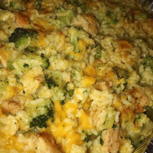 Broccoli, Rice, Cheese, and Chicken Casserole Recipe