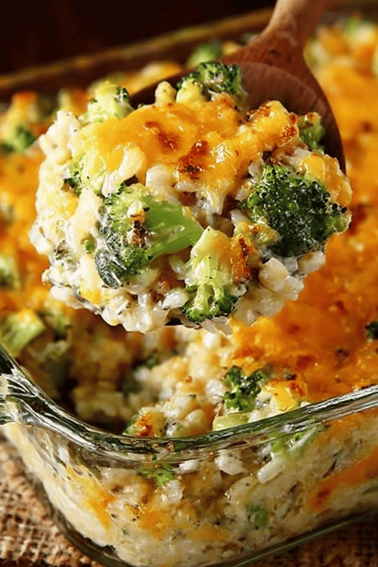 Broccoli and Rice Casserole Recipe
