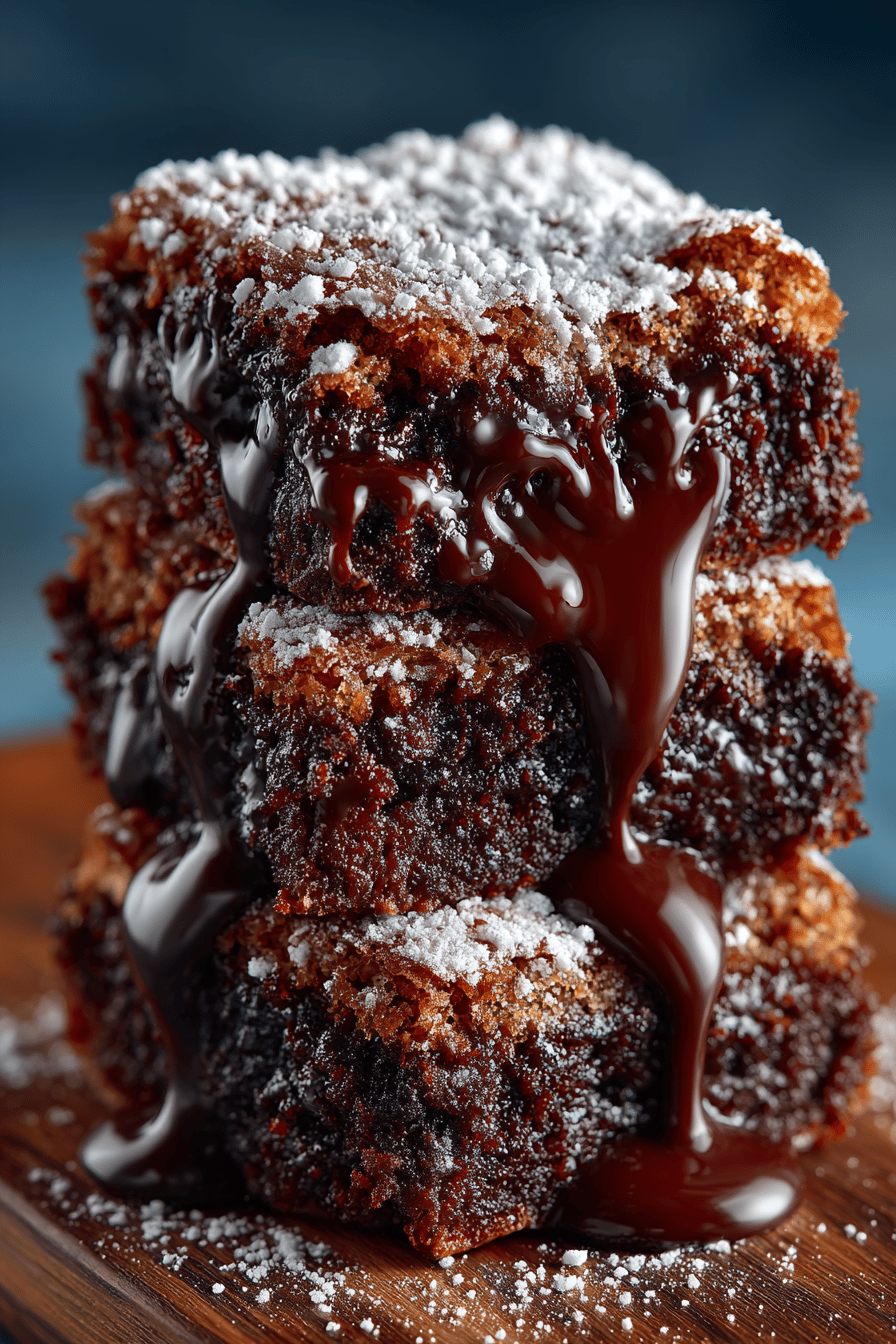 Brownie Bomb Bars Recipe final dish beautifully presented and ready to serve