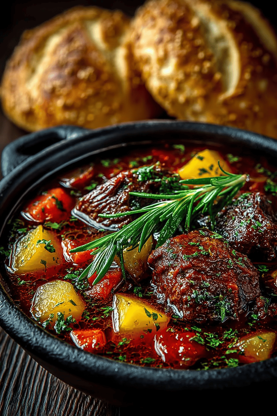 Budget-Friendly Hearty Poor Man's Stew Recipe ingredients organized and measured on kitchen counter