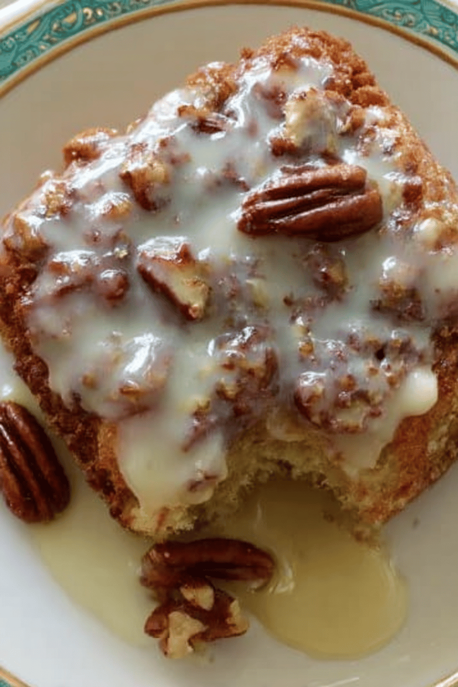 Butter Pecan Praline Poke Cake Recipe ingredients organized and measured on kitchen counter