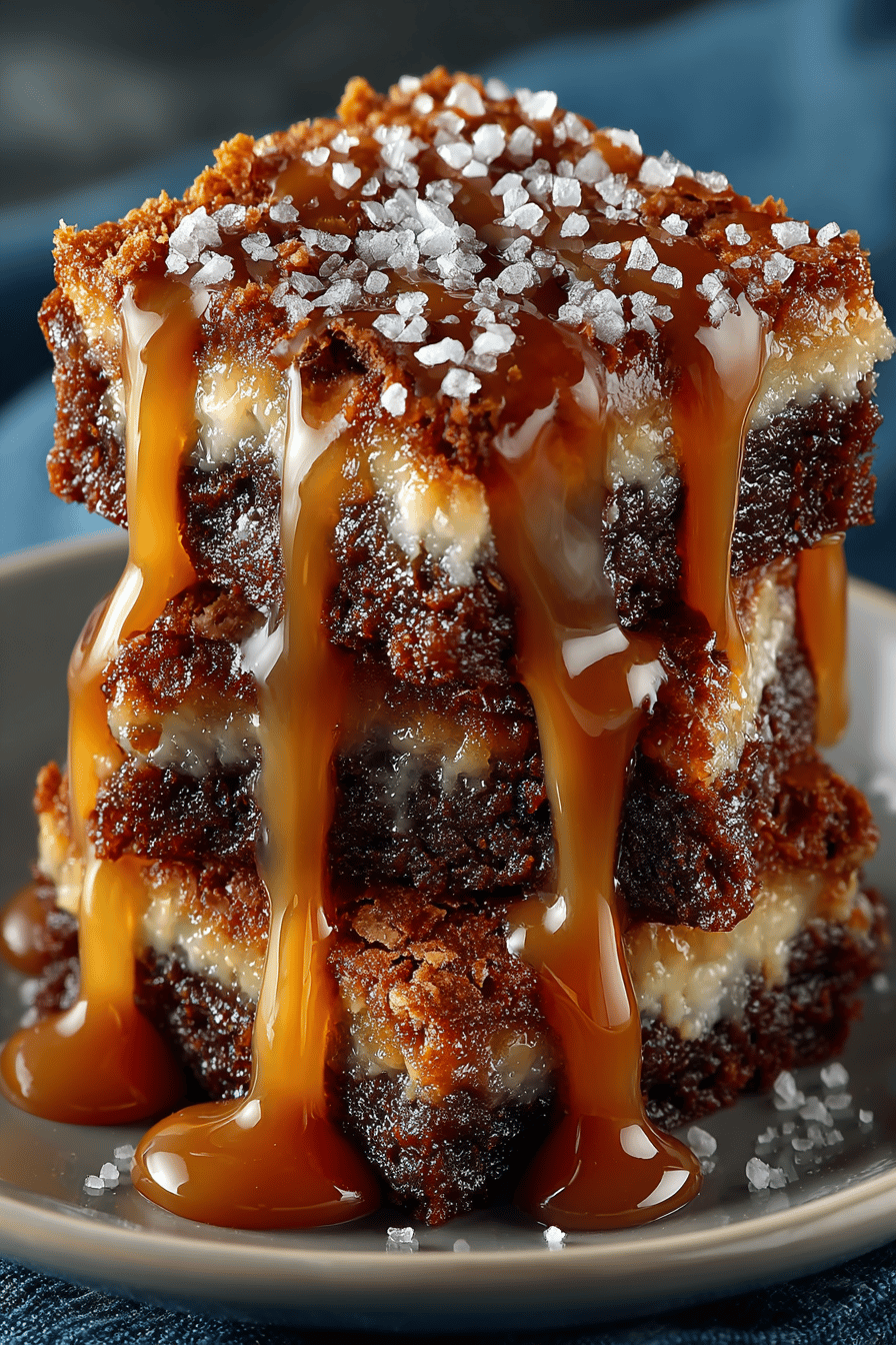 Butterscotch Brownies Recipe Instructions final dish beautifully presented and ready to serve