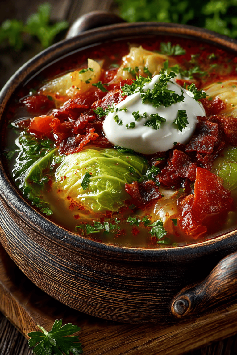 Cabbage Roll Soup Recipe