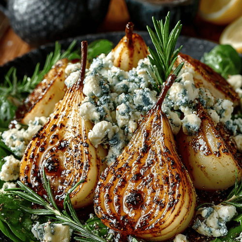 Caramelized Pear and Blue Cheese Salad Recipe