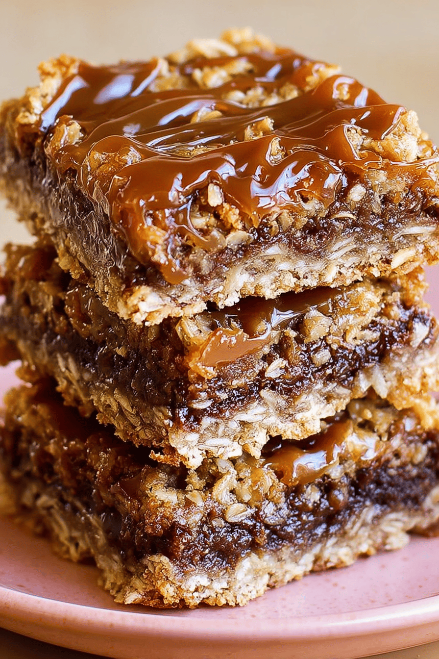 Carmelitas Recipe: A Delicious Layered Dessert Treat slice on plate showing perfect texture and swirl pattern