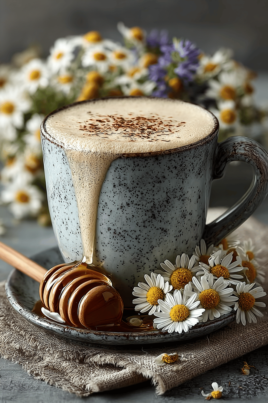 Chamomile Honey Sleepytime Latte Recipe