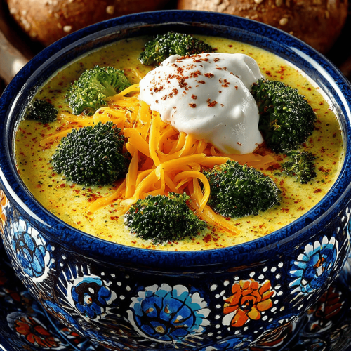 Cheddar Broccoli and Potato Soup Recipe