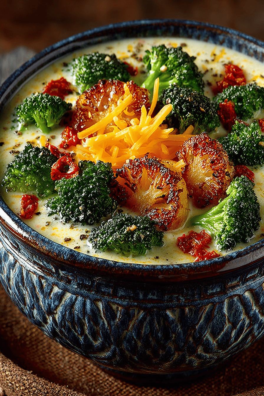 Cheddar Broccoli and Potato Soup Recipe