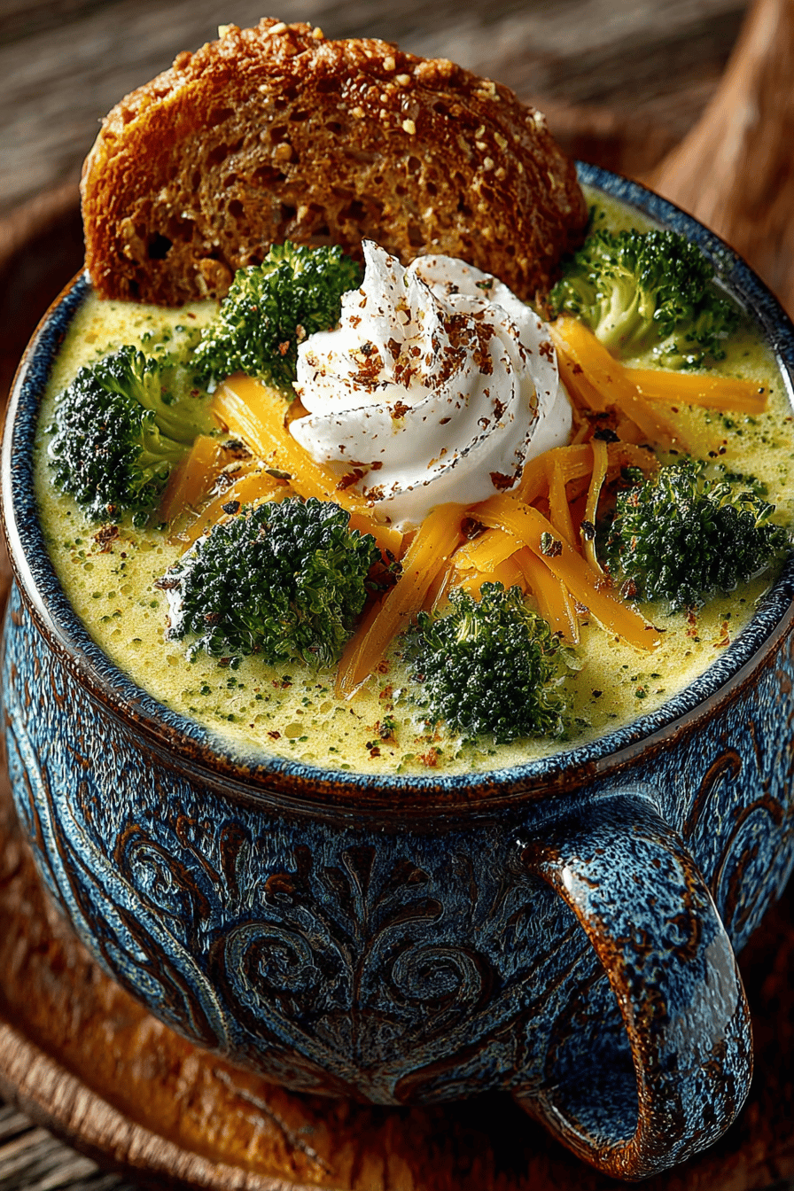 Cheddar Broccoli and Potato Soup Recipe ingredients organized and measured on kitchen counter