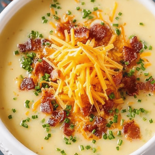 Cheddar Cheese Potato Soup Recipe