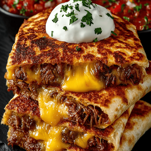 Cheese Steak Quesadillas Recipe