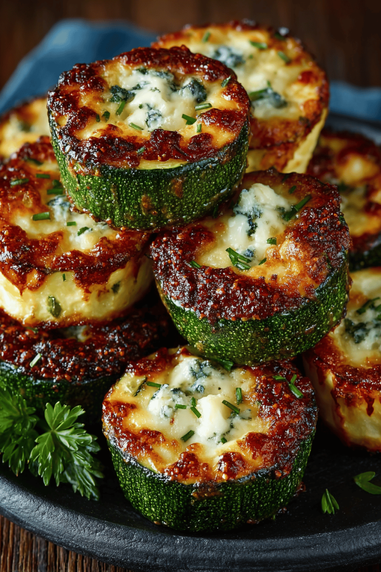 Cheesy Baked Zucchini Bites Recipe
