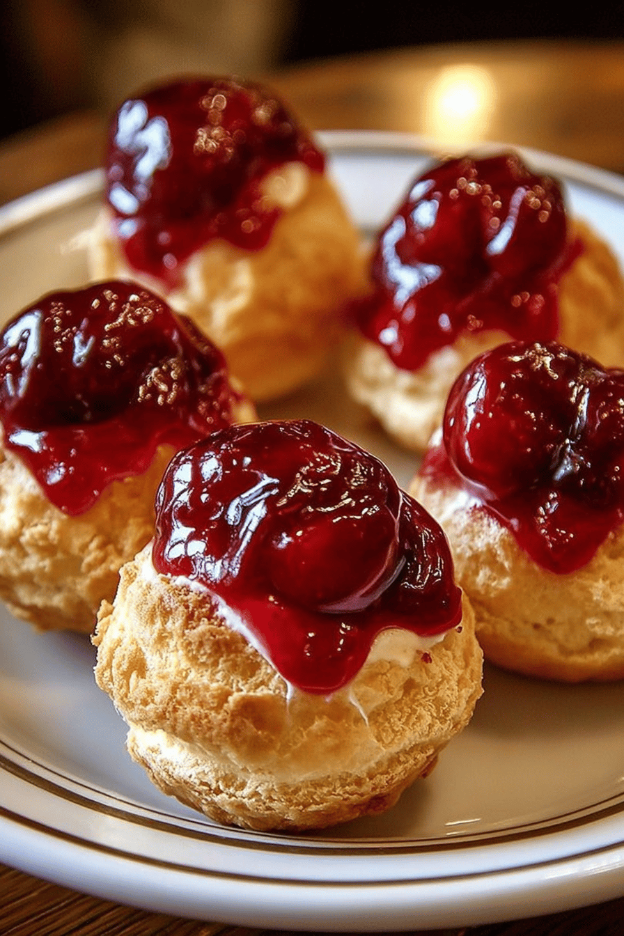 Cherry Pie Bombs: A Delicious Dessert Treat to Savor final dish beautifully presented and ready to serve