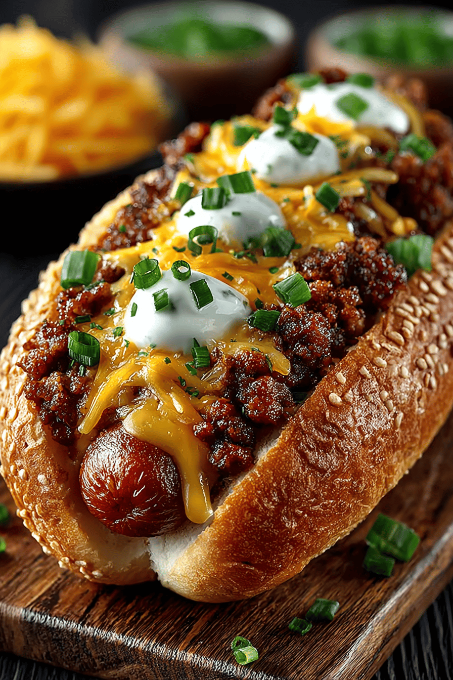 Chili Cheese Dog Bake Recipe slice on plate showing perfect texture and swirl pattern