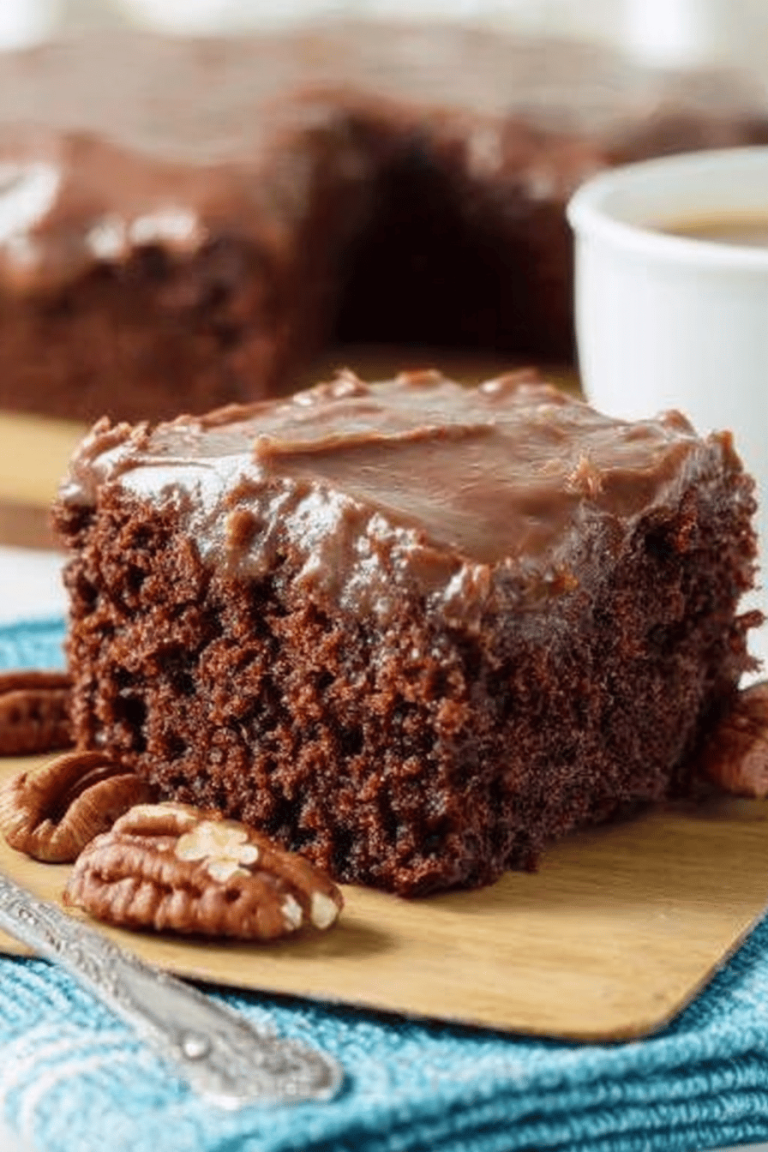 Chocolate Buttermilk Cake with Delightful Frosting Recipe