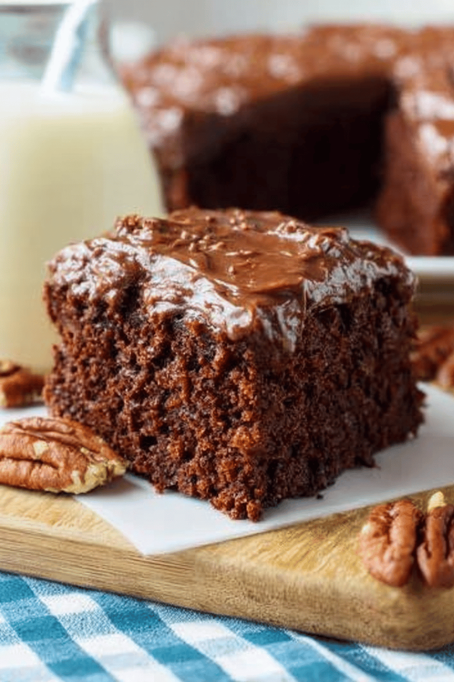 Chocolate Buttermilk Cake with Delightful Frosting Recipe ingredients organized and measured on kitchen counter
