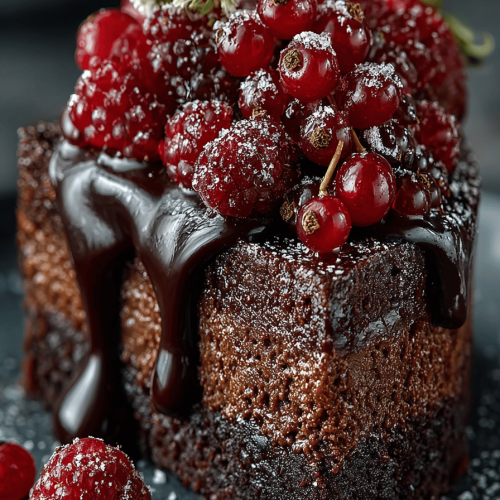 Chocolate Cake with Silky Mousse Recipe