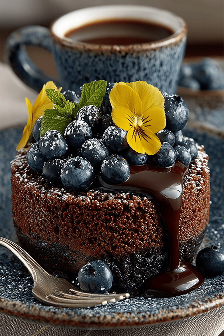 Chocolate Cake with Silky Mousse Recipe