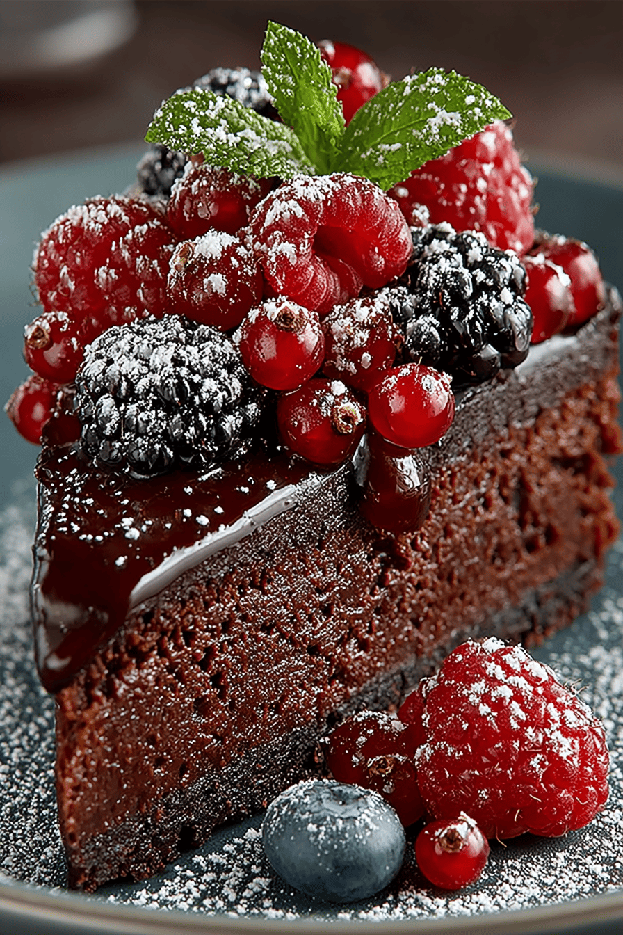Chocolate Cake with Silky Mousse Recipe ingredients organized and measured on kitchen counter