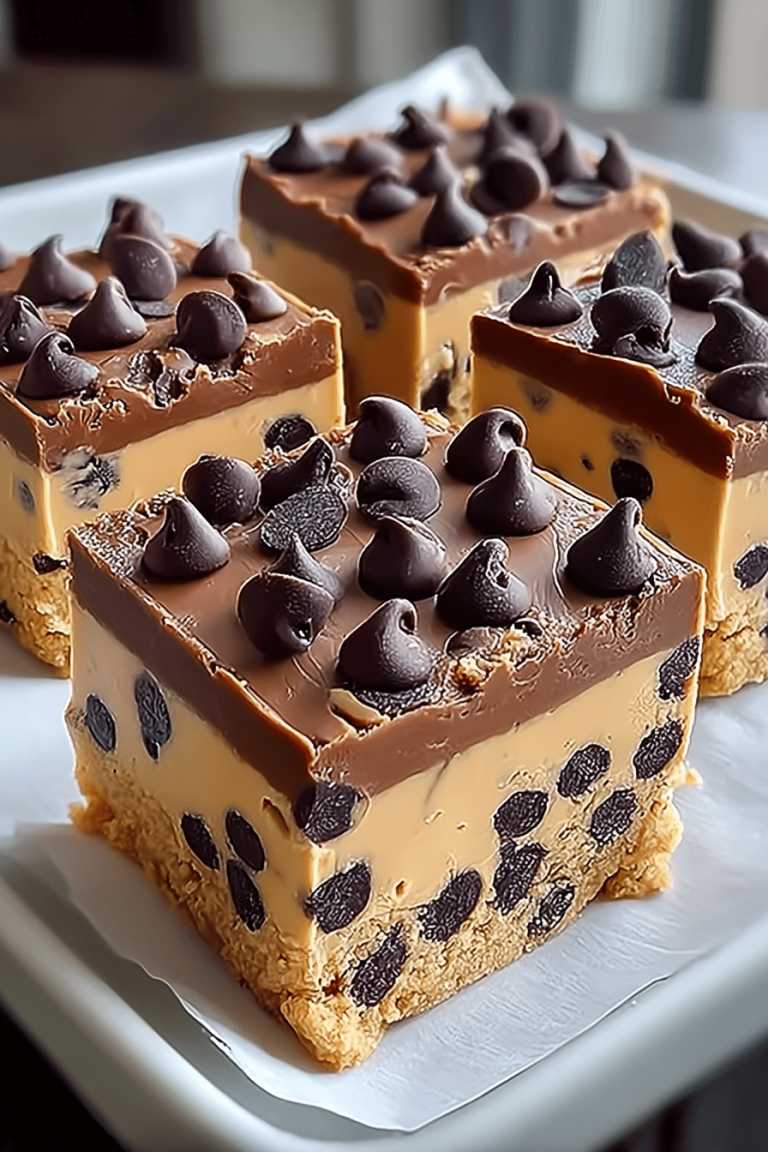 Chocolate Chip Cookie Dough Bar Recipe