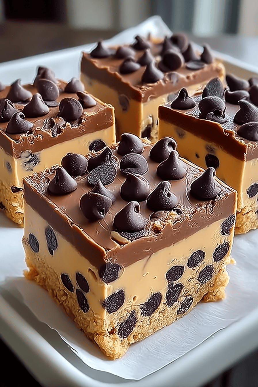 Chocolate Chip Cookie Dough Bar Recipe