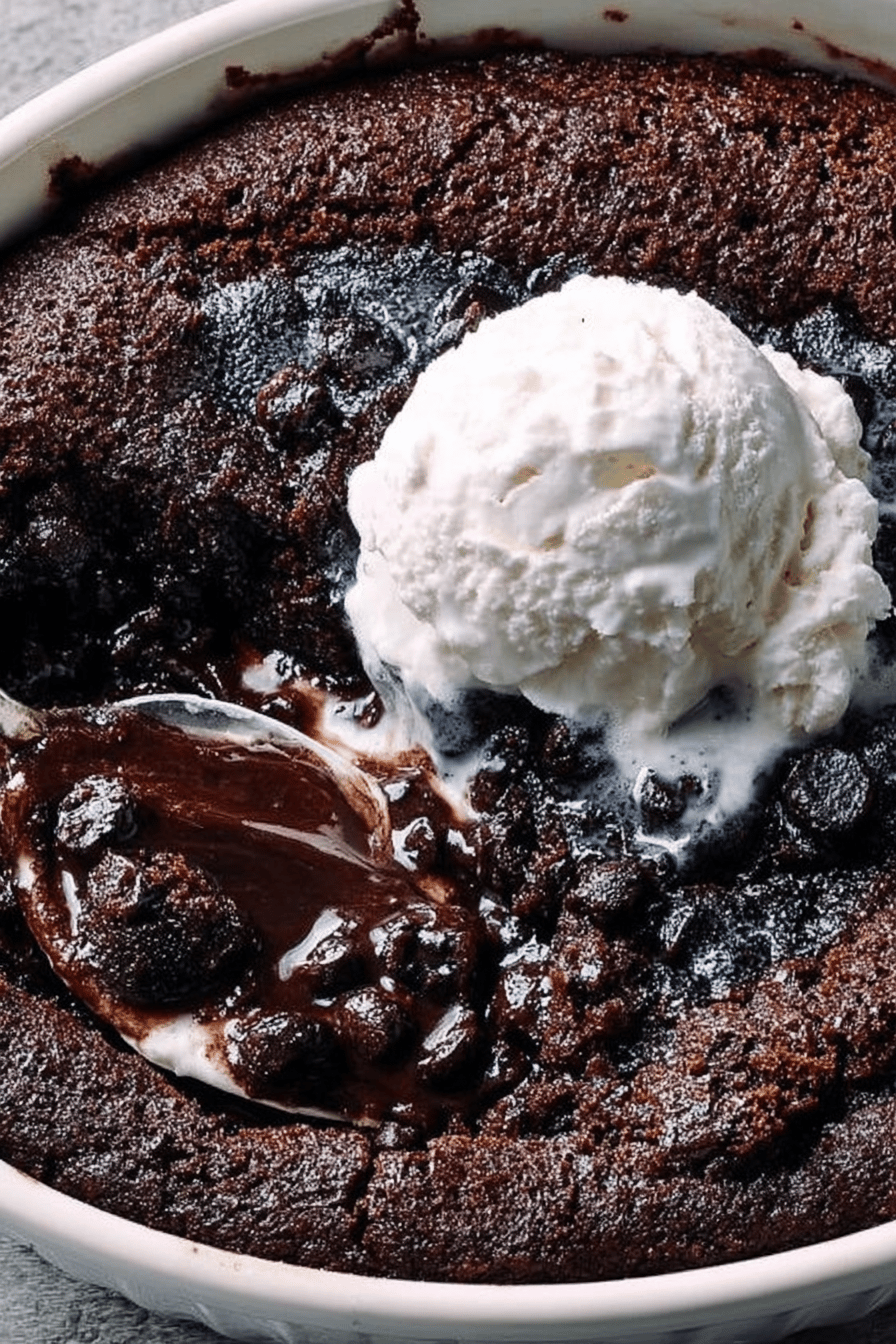 Chocolate Cobbler Recipe: An Irresistible Dessert Delight final dish beautifully presented and ready to serve