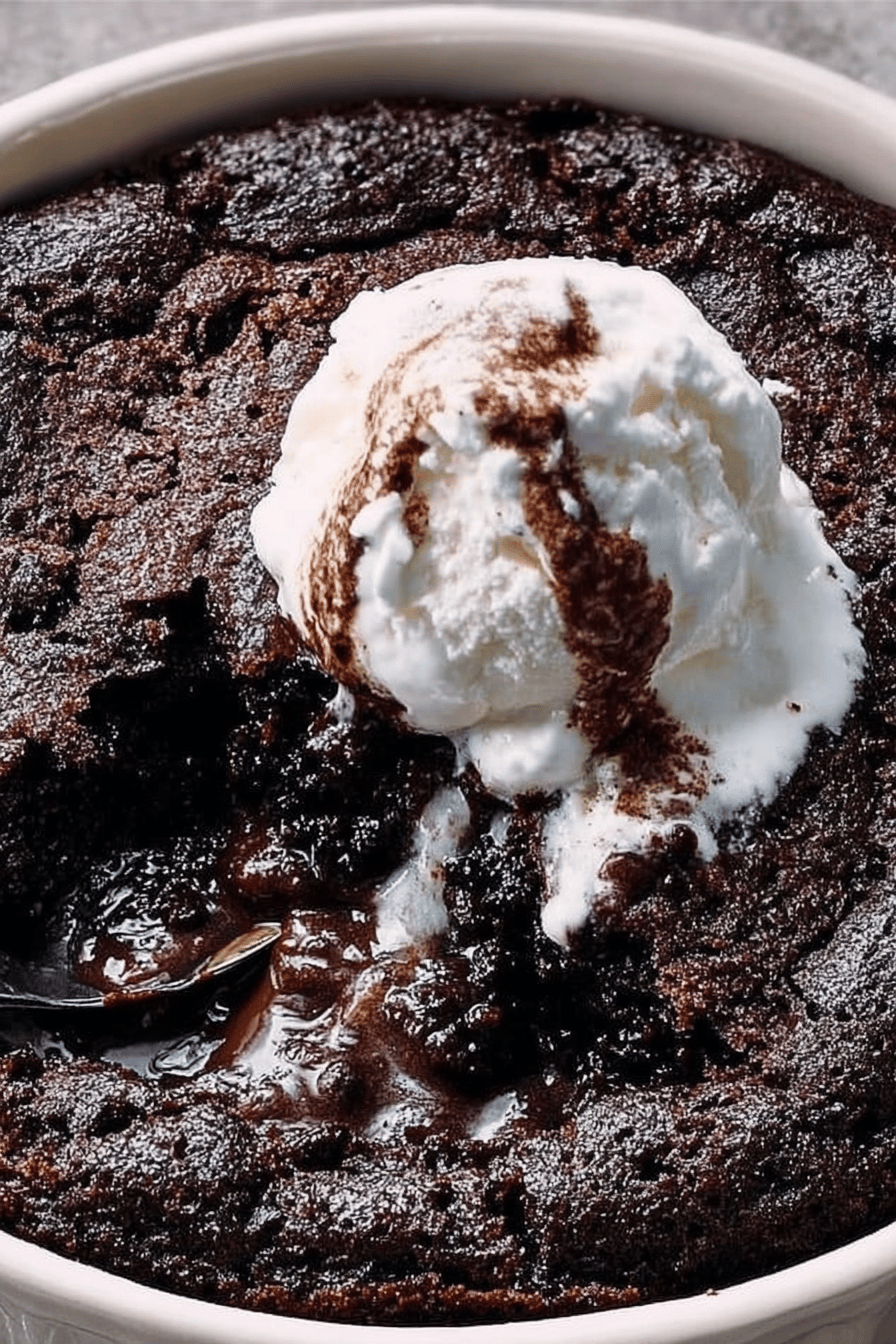 Chocolate Cobbler Recipe: An Irresistible Dessert Delight slice on plate showing perfect texture and swirl pattern