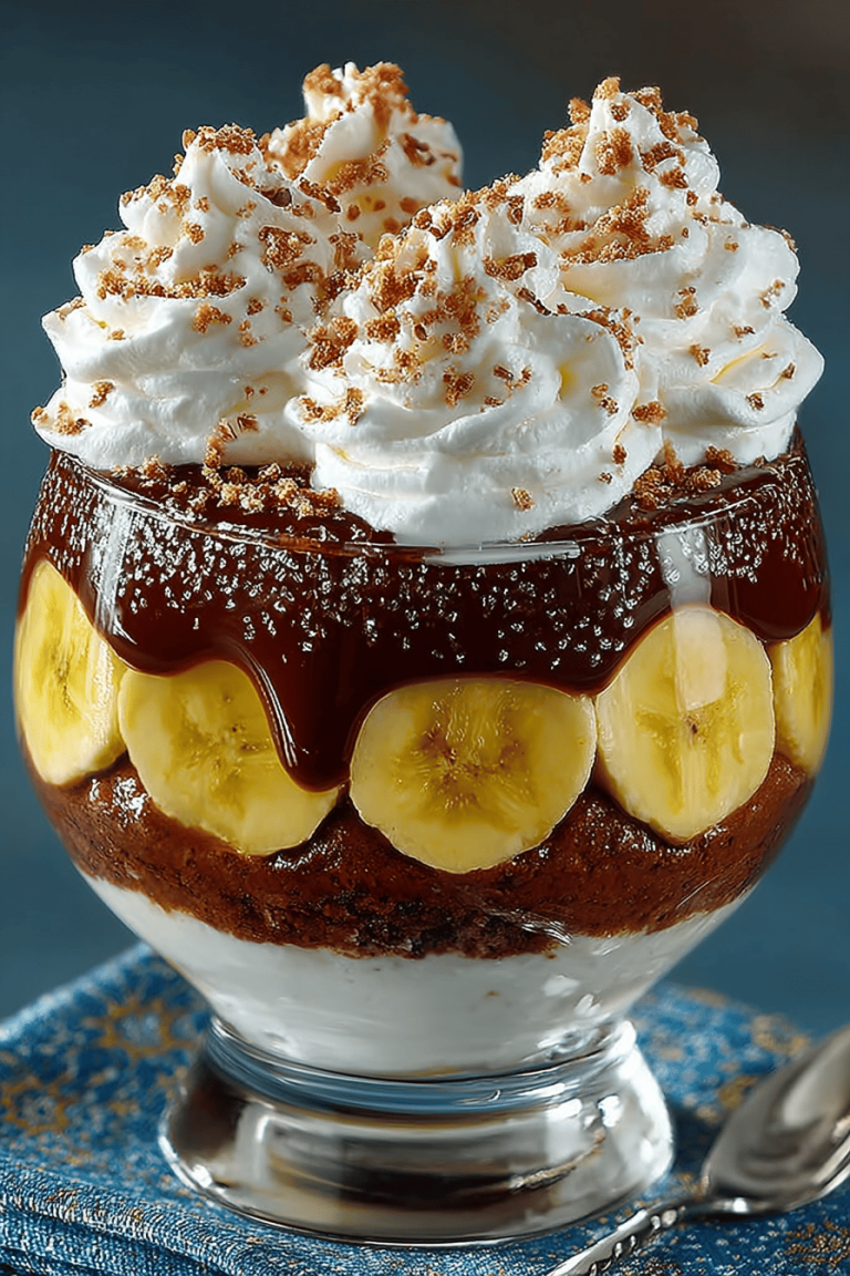 Chocolate Peanut Butter Banana Cream Trifle Recipe