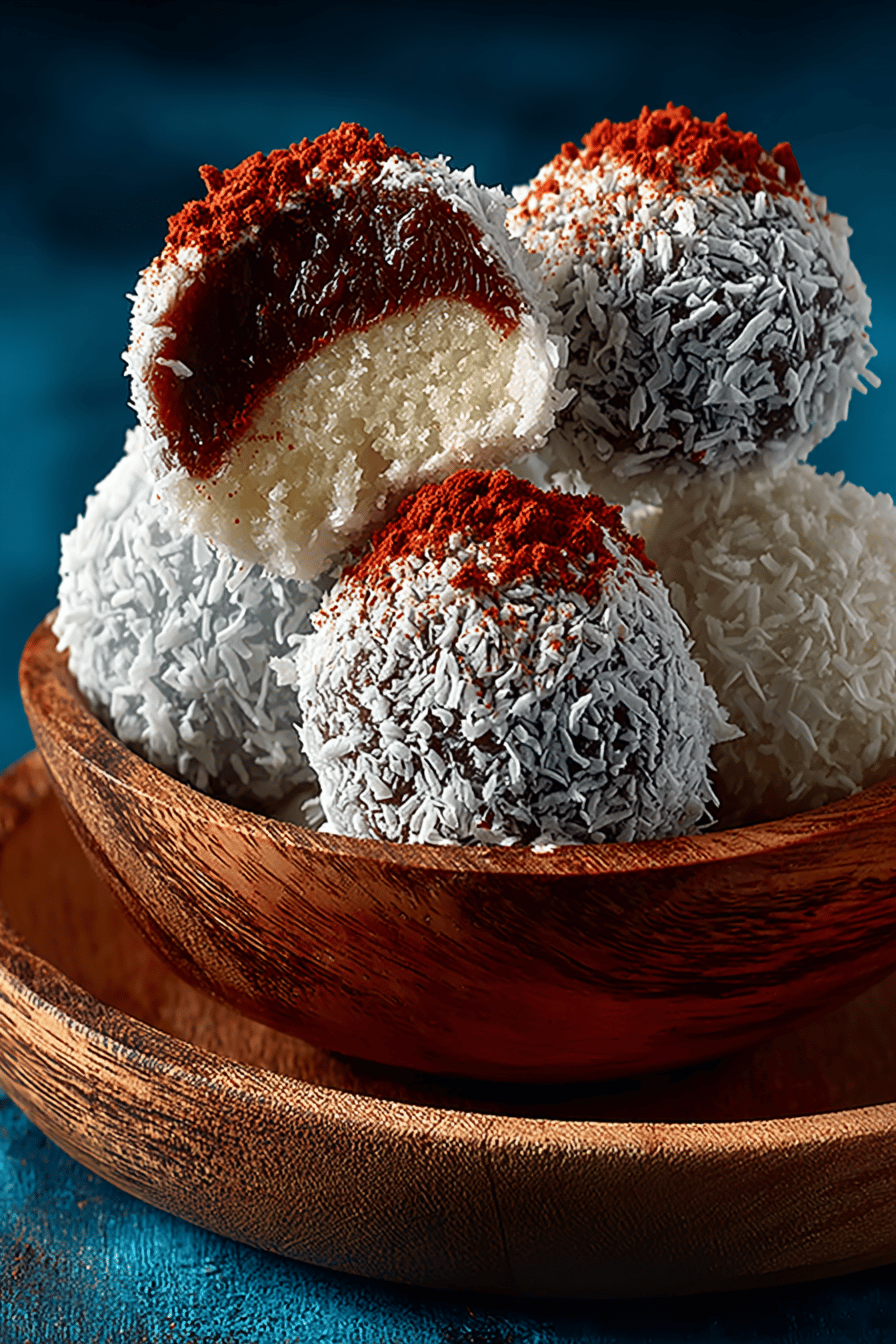 Chocolate Snowballs Dessert Recipe slice on plate showing perfect texture and swirl pattern