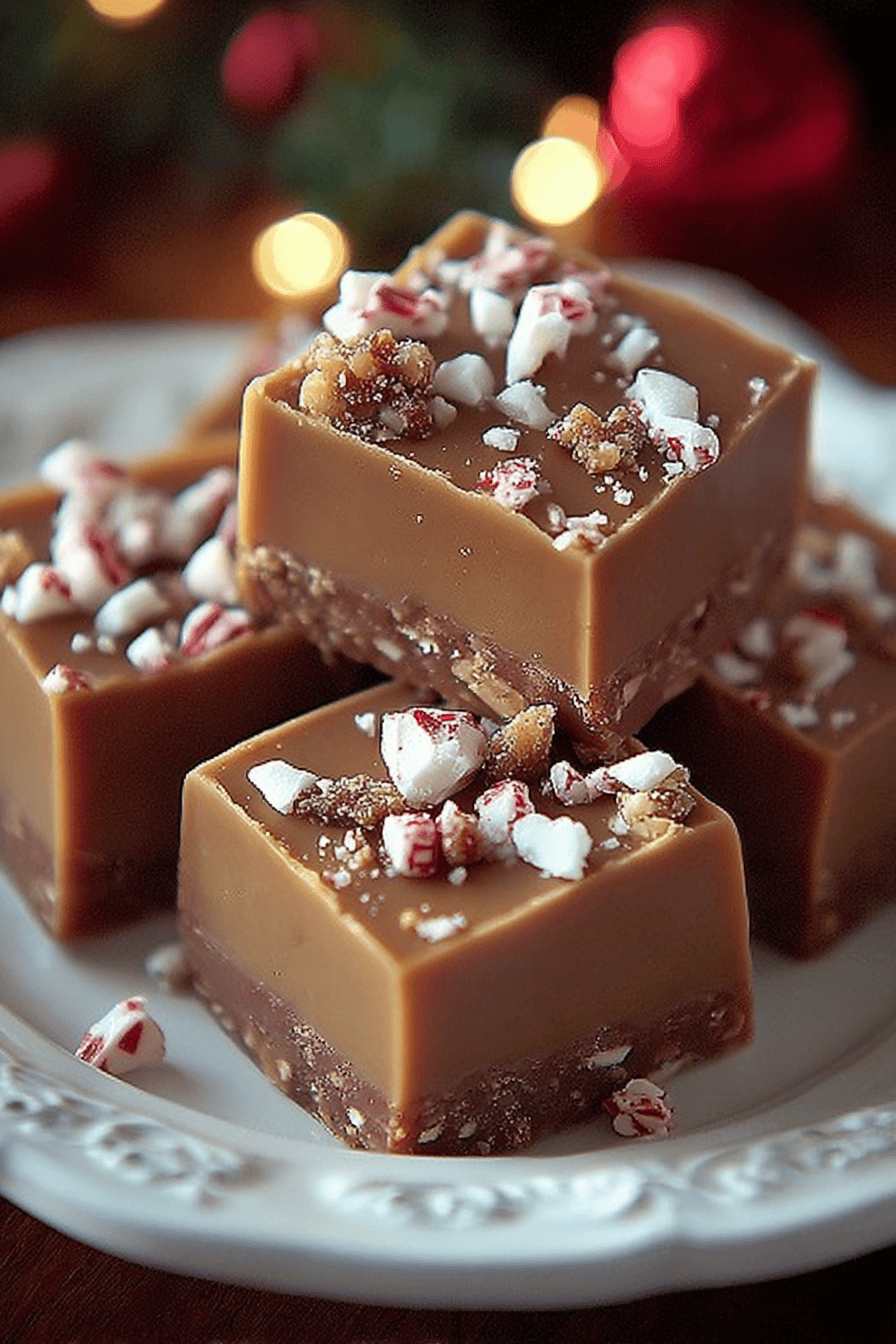 Christmas Fudge Recipe Delight: Indulge in Holiday Sweetness slice on plate showing perfect texture and swirl pattern
