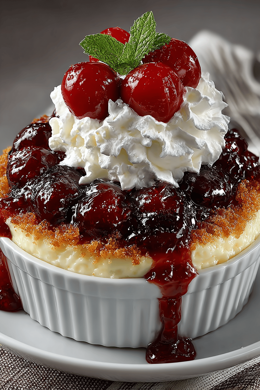 Classic Cherry Delight Dessert Recipe slice on plate showing perfect texture and swirl pattern