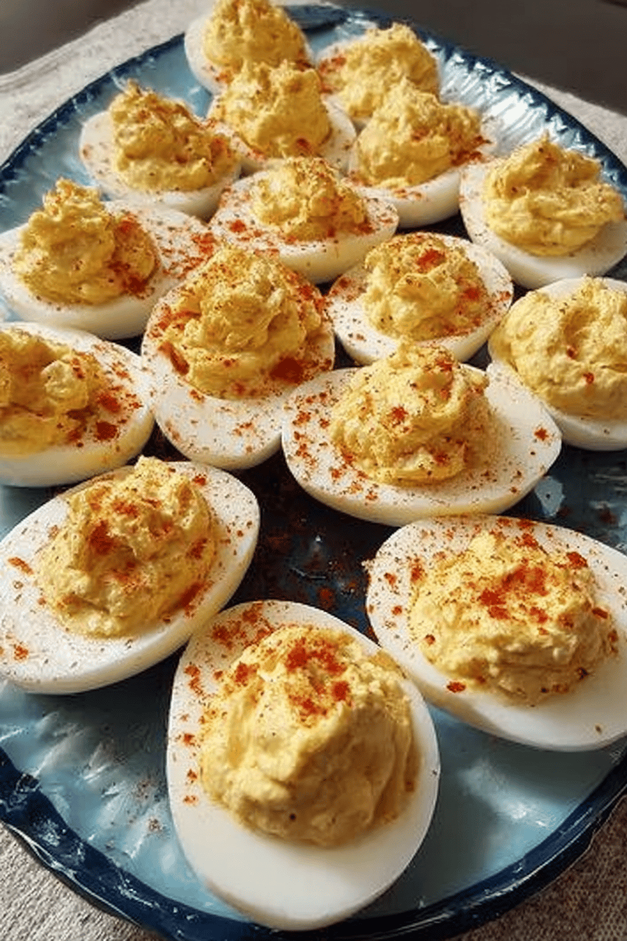 Classic Deviled Eggs Recipe: A Timeless Appetizer Favorite final dish beautifully presented and ready to serve