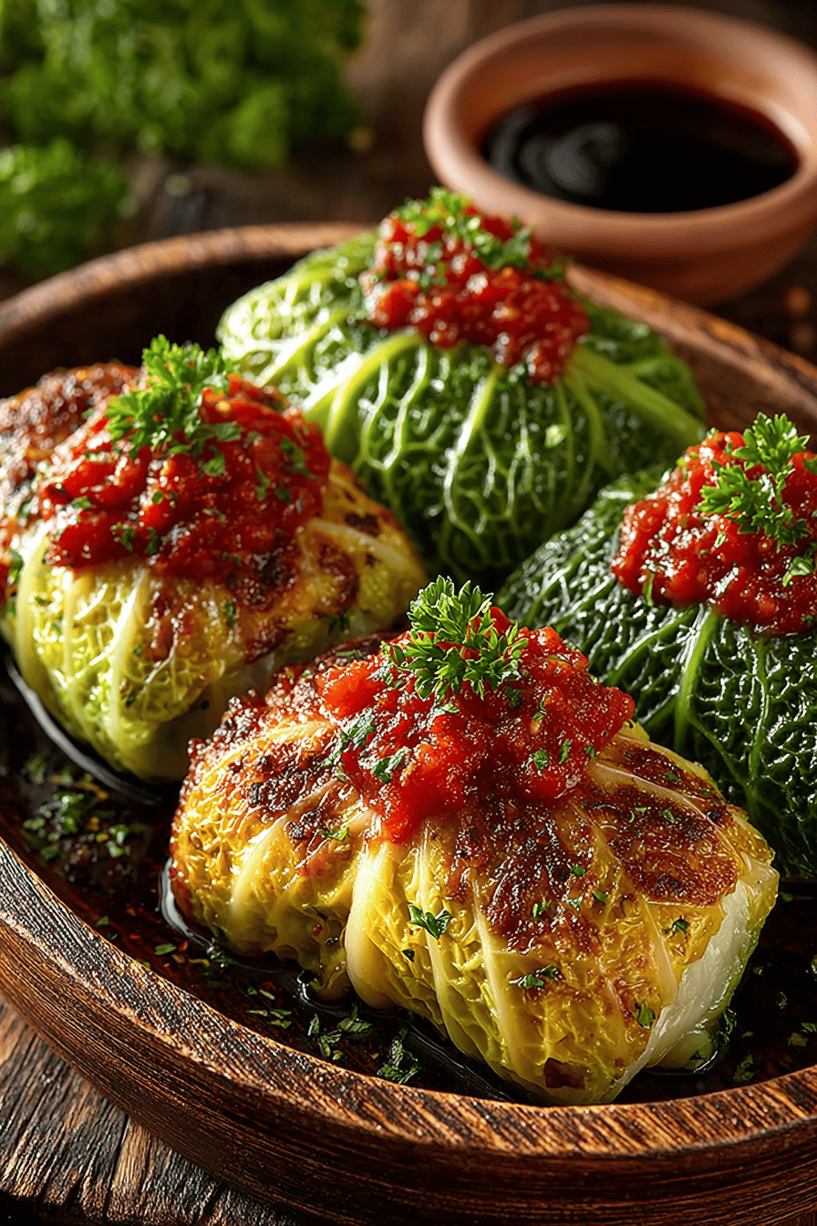 Classic Old-Fashioned Stuffed Cabbage Rolls Recipe