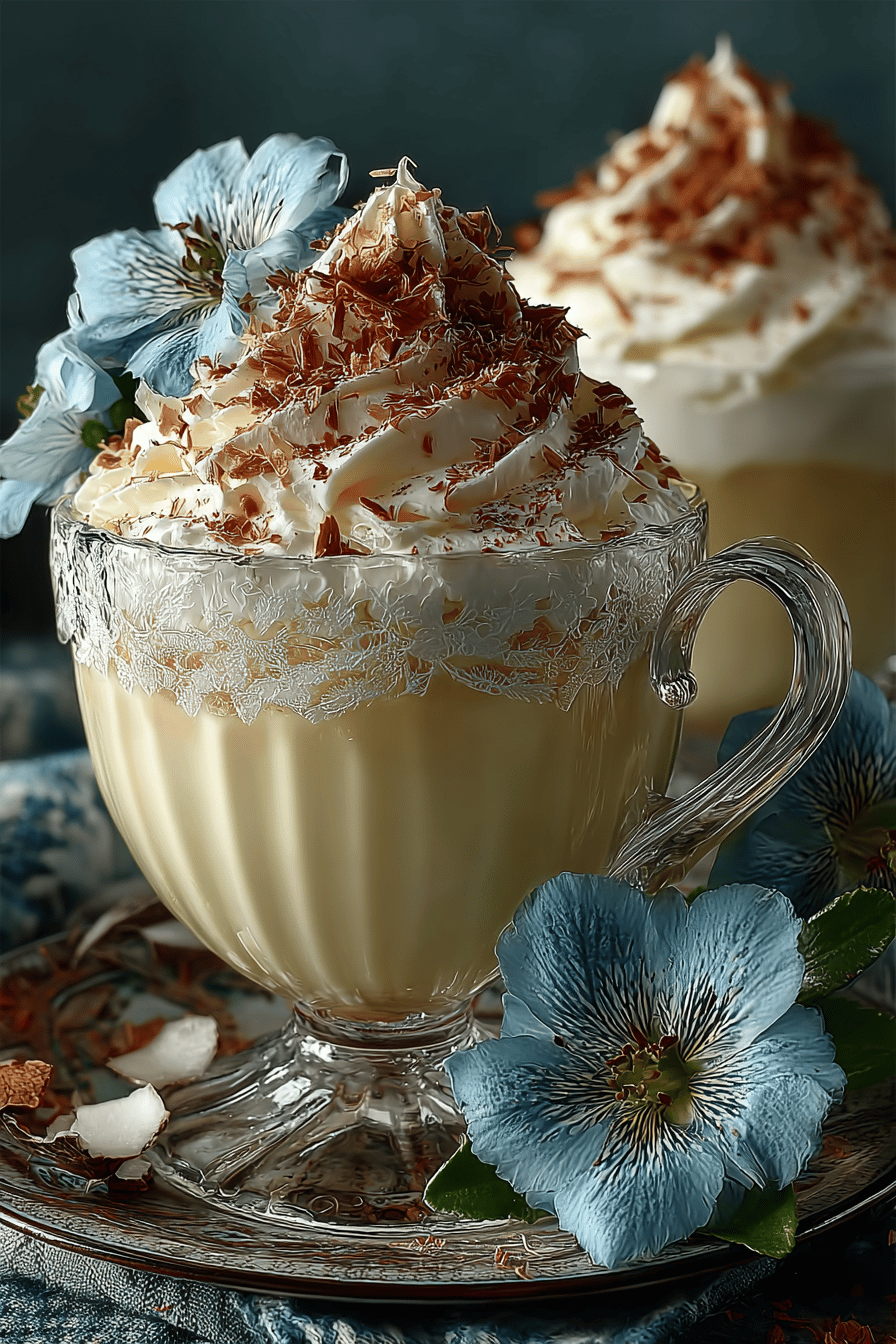 Coconut Cream Delight Recipe A Luscious Dessert Treat ingredients organized and measured on kitchen counter