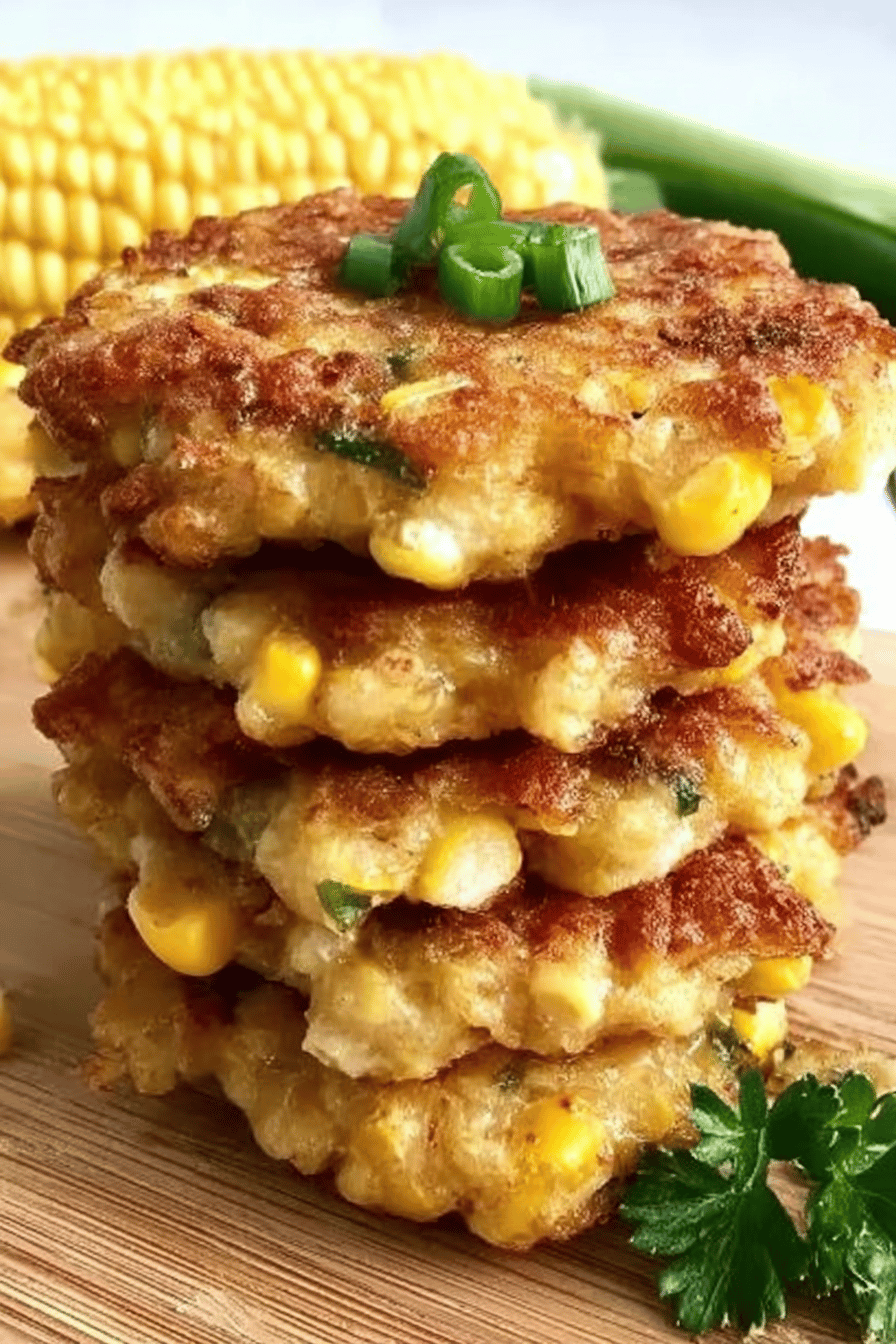 Corn Fritters Recipe: How to Prepare This Delicious Dish ingredients organized and measured on kitchen counter
