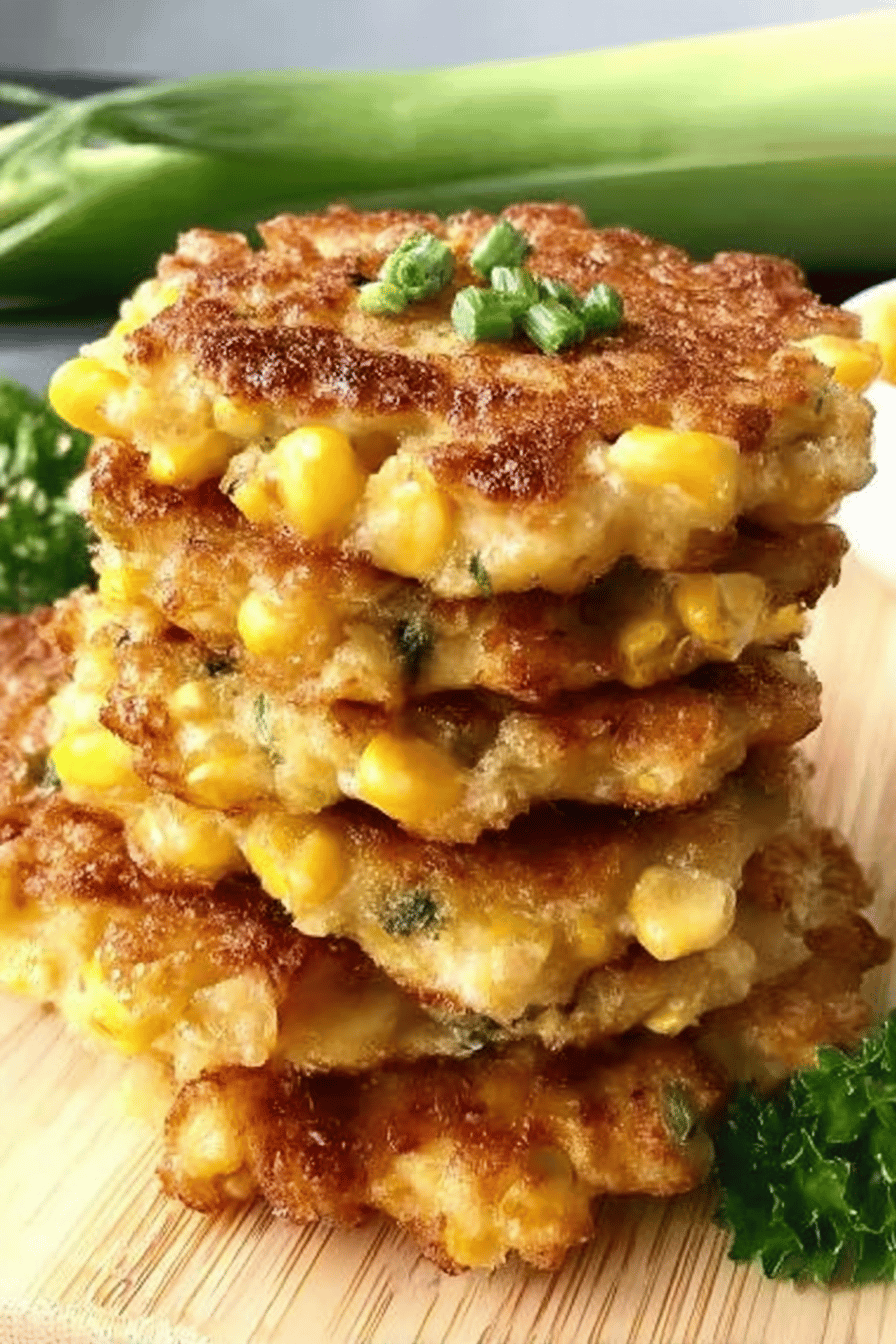 Corn Fritters Recipe: How to Prepare This Delicious Dish final dish beautifully presented and ready to serve