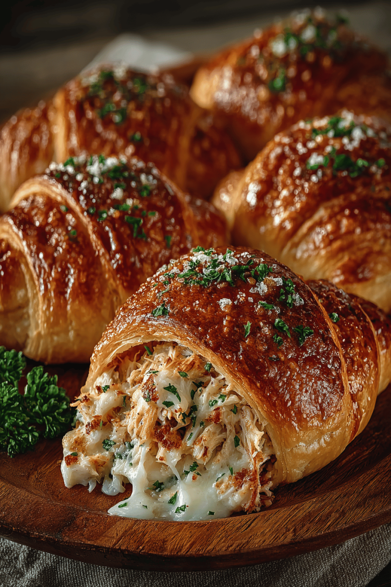 Crab and Cheese Stuffed Crescent Rolls Recipe