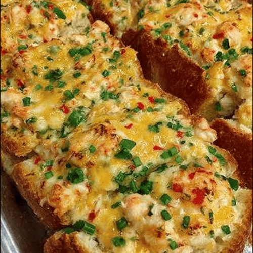 Cracked Crab and Cheese Bread Recipe
