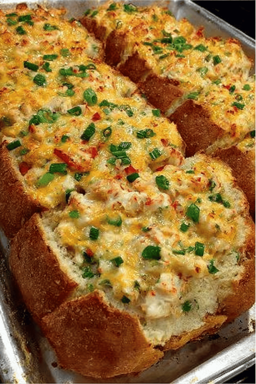 Cracked Crab and Cheese Bread Recipe