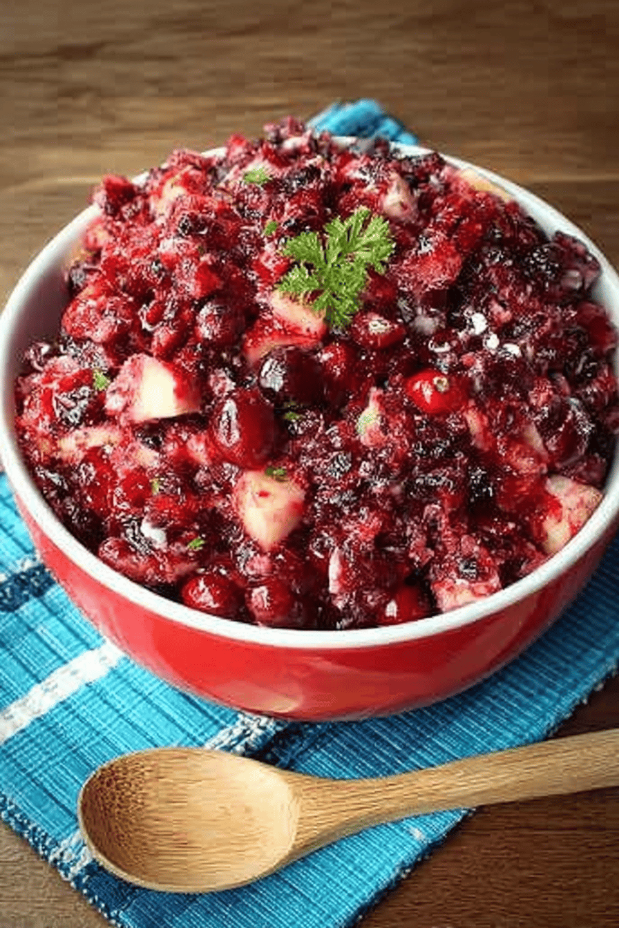 Cranberry Salad Recipe Guide slice on plate showing perfect texture and swirl pattern