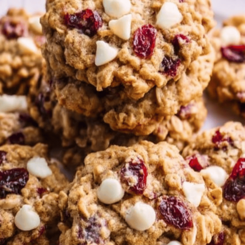 Cranberry White Chocolate Oatmeal Cookies Recipe